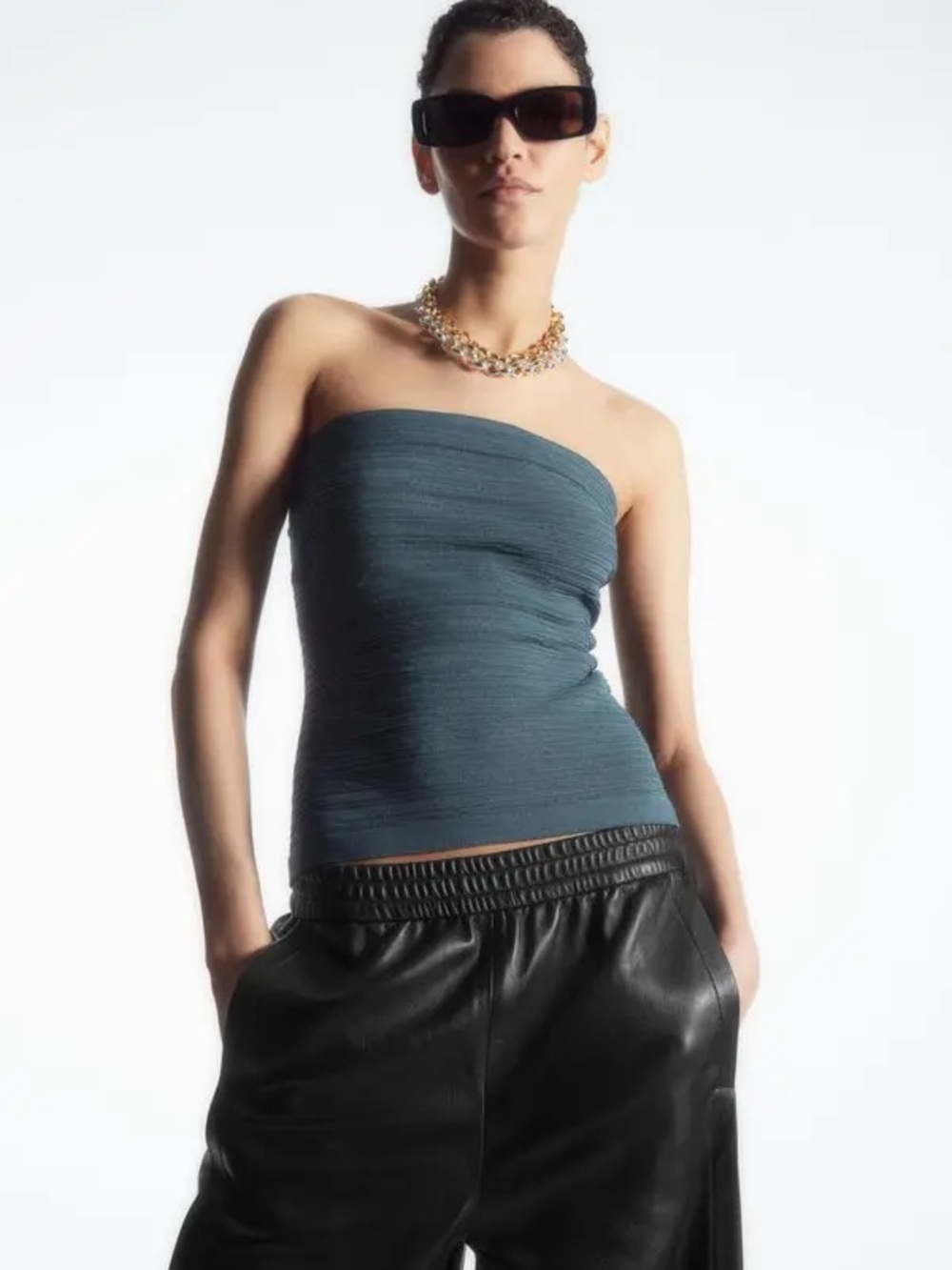 COS Seamless Textured Cami / Tube Top